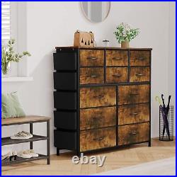 12 Chest Of Drawer Tall Dresser For Bedroom Clothes Storage Furniture Cabinet US
