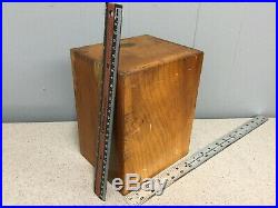 1900s Antique Machinist Wood Tool Box 6 Drawer Chest Wirt Resistors Philadelphia