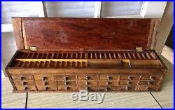 1910-20 Jewelers, Watchmakers 21 Drawer Parts Chest, Apothecary, Cabinet