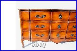 1950s Vintage Custom French Provincial Louis XV Style Dresser Chest of Drawers