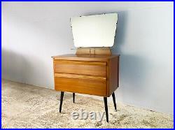 1960s French mid century chest of drawers with mirror
