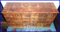 24 Drawer Antique Spice Cabinet/Box/Cupboard/Apothecary/Chest/AAFA