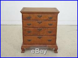 48582EC DR DIMES Tiger Maple 4 Drawer Nightstand Chest