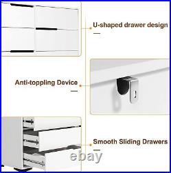 4 /6 Drawer Modern Dresser Drawer Chest Storage Cabinet for Bedroom Living Room