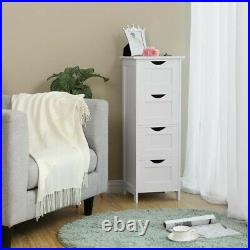 4 Chest of Drawers Bedroom Dressers Storage Organizer Bathroom Furniture