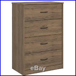 4 DRAWER DRESSER CHEST Bedroom Storage Wood Furniture Modern Clothes Cabinet