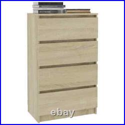 4 Drawer Chest Dresser Clothes Storage Bedroom Furniture Cabinet Wood Sideboard