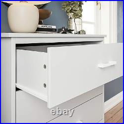 4 Drawer Chest Dresser Clothes Storage Tower Bedroom Furniture Cabinet White NEW