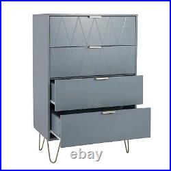 4 Drawer Modern Dresser Drawer Chest Storage Cabinet for Bedroom Living Room