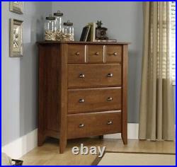 4 Drawer Wood Chest of Drawers Bedroom Storage Cabinet Modern Rustic Oak Dresser