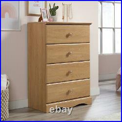 4 Drawer Wooden Dresser Chest Clothes Storage Bedroom Furniture Dover Oak Finish