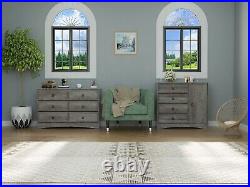 4 Drawers Dressers with Door Cabinet Chest of Drawers Organizer Storage Bedroom
