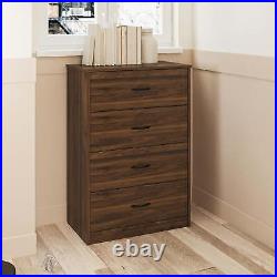 4 Wood Drawer Dresser Bedroom Storage Chest Organizer Tower Modern Furniture US