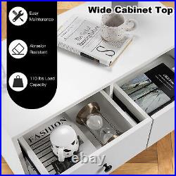 4-drawer Storage Dresser Chest of Drawers Storage Cabinet Organizer Unit