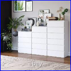 5/6 Drawer Dresser Chest Clothes Storage Modern Bedroom Cabinet 24Lx16Wx47H in