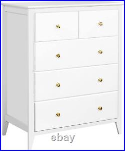 5/6 Drawer Dresser, Large Dresser for Bedroom Chest of Drawers Wood Organizers