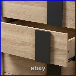 5-Drawer Cabinet Chest Dresser Storage Clothes Organizer Wood Modern Furniture