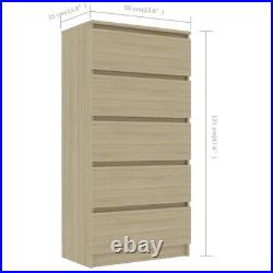 5 Drawer Chest Dresser Clothes Storage Cabinet Wood Sideboard Bedroom Furniture