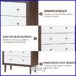 5 Drawer Dresser Wood Chest of Drawers Storage Freestanding Cabinet Organizer