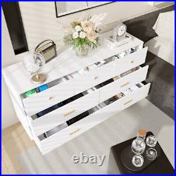 6 7 Drawer Dresser for Bedroom Modern Dressers & Chests of Drawers with Storage
