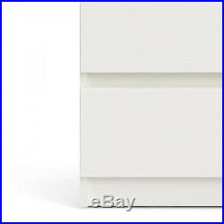 6 Drawer Dresser Bedroom Furniture Storage Wood Double Chest Drawers White NEW