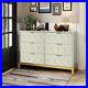 6 Drawer Dresser Chest of Drawers Bedroom Clothes Storage Organizer Cabinet Wood