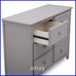 6 Drawer Dresser Clothes Chest Storage Organizer Wood Furniture Free Standing US