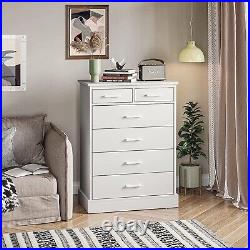 6 Drawer Dresser Large Storage Cabinet Bedroom Furniture Chests of Drawers