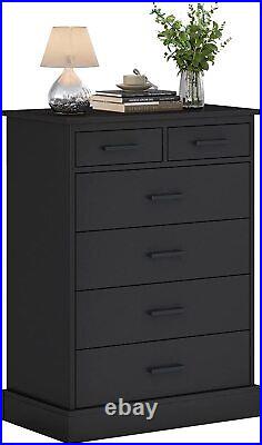 6 Drawer Dresser Large Storage Cabinet Clothes Organizer Chests of Drawers