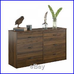6-Drawer Dresser Organizer Bedroom Clothes Furniture Chest Walnut Oak Espresso