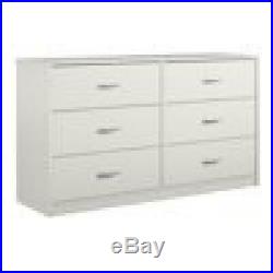 6-Drawer Dresser Organizer Bedroom Clothes Furniture Chest White, Black, Brown