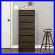 6 Drawer Lingerie Bureau Tall Dresser Chest Narrow Space Saver Furniture Storage