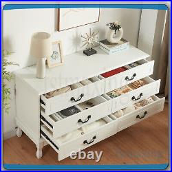 6 Drawers Chest Of Drawers Storage Cabinet Organizer Dresser Bedroom Furniture