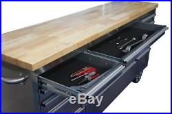 72 15 Drawers Tool Chest Wood Crate 1 Cabinet Tool Box HTC7215W