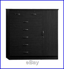 7 Drawer Chest Dresser Cabinet Bedroom Furniture Storage Clothes Wardrobe Shelf