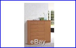 7 Drawer Dresser Furniture Bedroom Chest Storage Cabinet Clothes Organizer Wood