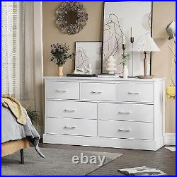7 Drawer Dresser for Bedroom, Chest of Drawers Large Storage Cabinet for Closet