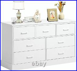 7 Drawer Dresser for Bedroom, Chest of Drawers Large Storage Cabinet for Closet