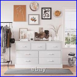 7 Drawer Dresser for Bedroom Chest of Drawers Storage Tower Clothes Organizer