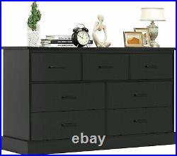 7 Drawer Dresser with Sturdy Base Large Capacity Storage Cabinet, Chest of Drawers