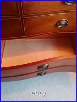 8 Drawer Henredon Bedroom Mirror Dresser Chest Storage Wood Furniture Mahogany