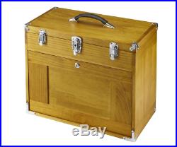 8 Drawer Wood Tool Chest storage Tools Wooden Tool Box Windsor Cabinet Felt