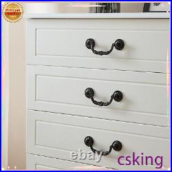 8 Drawers Dresser Double Wood Storage Dressers Chests of Drawers for Bedroom