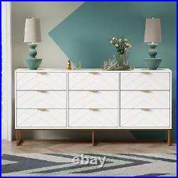 9 Drawer Chest Of Dresser Storage Tower Cabinet Bedroom Organizer Living Room