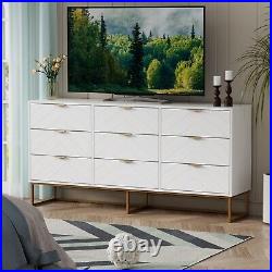 9 Drawer Chest Of Dresser Storage Tower Cabinet Bedroom Organizer Living Room