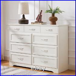 9 Drawer Dresser Wood Dressers & Chests of Drawers Bedroom Living Room Cabinet