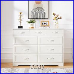 9 Drawer Dresser Wood Dressers & Chests of Drawers Bedroom Living Room Cabinet
