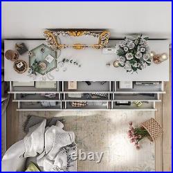 9 Drawer Dresser for Bedroom Handle-Free Wood Storage Chest of Drawer Organize