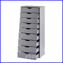 9 Drawer Tall Dressers For Bedroom With Storage Organizer Wood Black