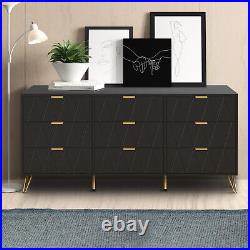 9 Drawers Chest Of Dresser Storage Tower Cabinet Bedroom Organizer